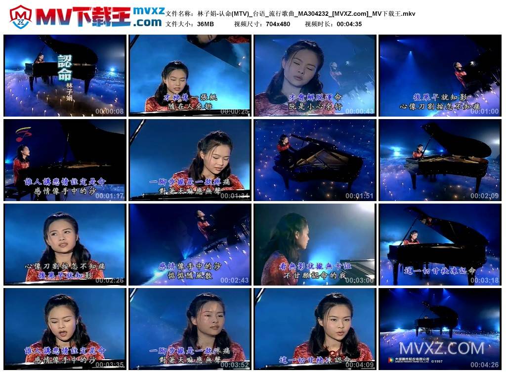 林子娟-认命(MTV)_台语_流行歌曲_MA304232